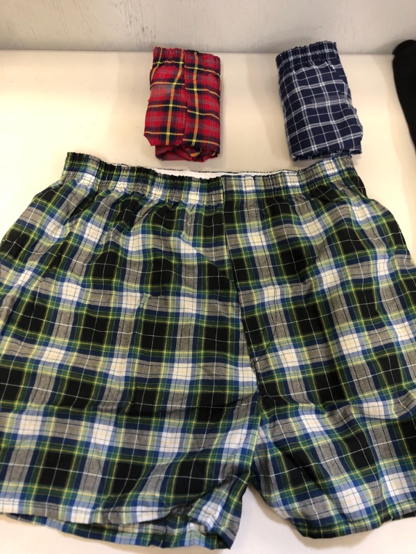 Photo 1 of BAG LOT OF MENS CLOTHING- BOXERS SIZE M PRO CLUB T-SHIRTS SIZE L ---SOLD AS IS ---