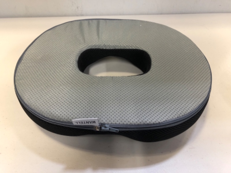 Photo 1 of Donut Pillow for Tailbone Pain Cool Gel Hemorrhoid Pillow Donut Cushion Doughnut Pillow for Tailbone Hemorrhoids Postpartum Pregnancy Donut Seat Cushion for Women Men Hemmoroid Cushion Memory Foam
