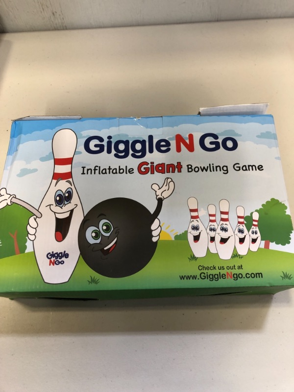 Photo 3 of Giggle N Go Kids Bowling Set Indoor Games or Outdoor Games for Kids. Hilariously Fun Giant Yard Games for Kids and Adults. Fun Sports Games, Outside Games or Indoor Games for Kids
