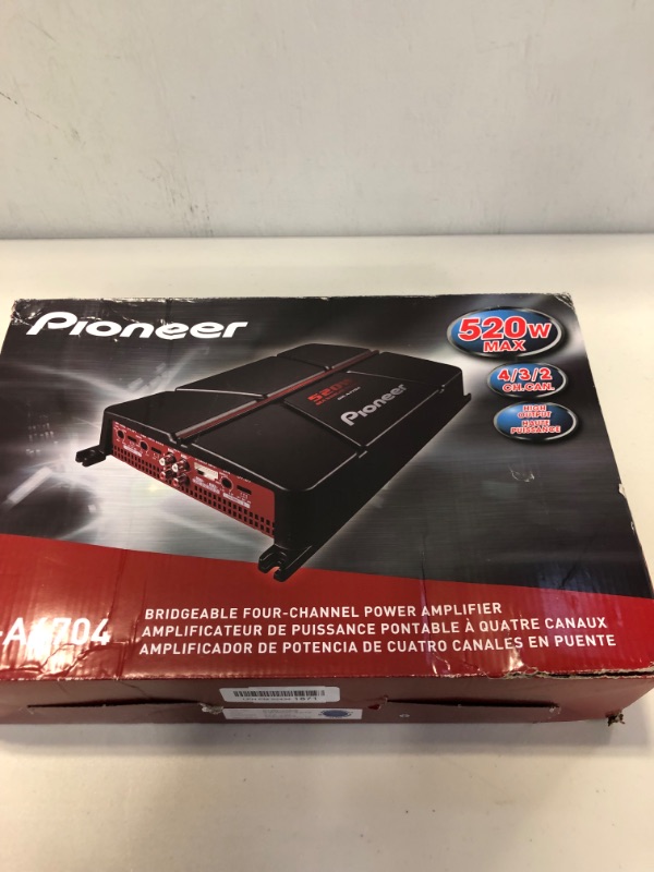 Photo 3 of Pioneer GM-A4704 4-Channel Bridgeable Amplifier
