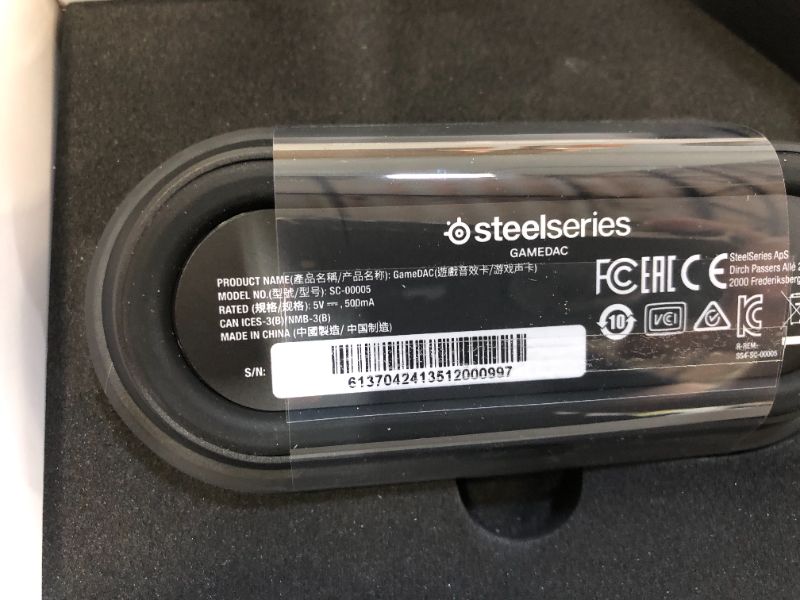 Photo 4 of SteelSeries GameDAC Certified Hi-Res Gaming DAC and Amp for PS4 and PC - Not Machine Specific
