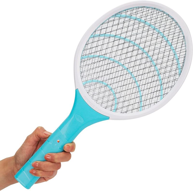 Photo 1 of Bug Zapper Electric Fly Swatter Handheld 3000volt Mosquito Fly Gnat Zapper Racket for Indoor and Outdoor Pest Control
