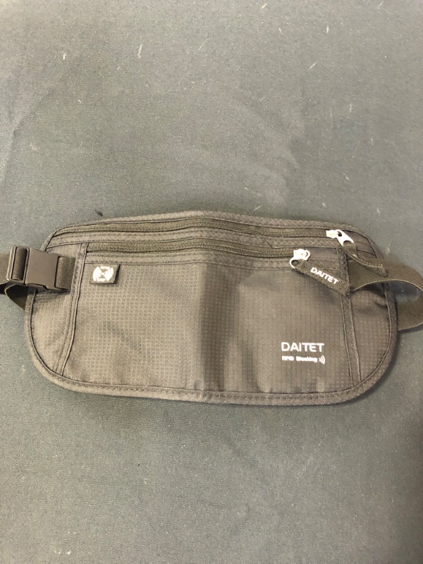 Photo 2 of DAITET Money Belt - Passport Holder Secure Hidden Travel Wallet with RFID Blocking