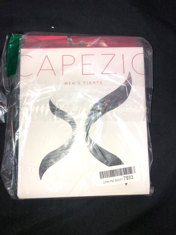 Photo 2 of Capezio Men's Knit Footed Tights, SIZE S