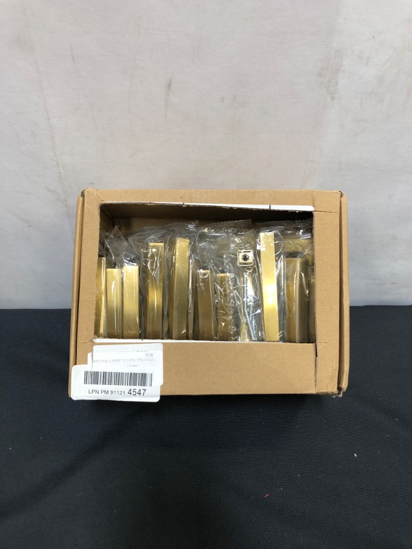 Photo 2 of  30 Pack 3 Inch Gold Cabinet Pulls Brass Cabinet pulls,Gold Pulls for Kitchen Cabinet Handles Stainless Steel Square Pulls for Kitchen,Bathroom Cabinets,3" Hole Center