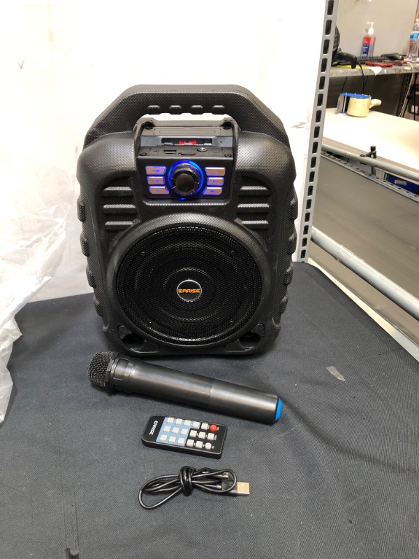 Photo 2 of EARISE T26 Portable Bluetooth PA Speaker System with Wireless Microphone