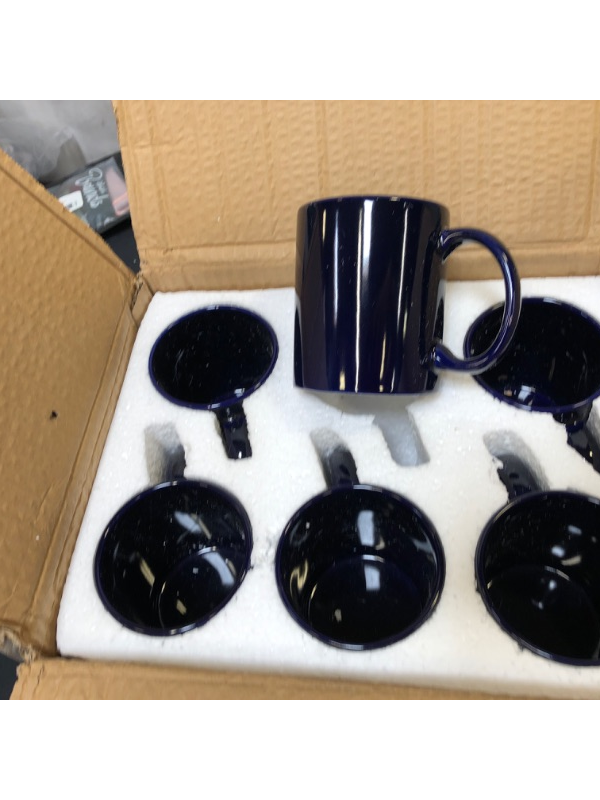 Photo 2 of 12oz coffee mug set of 6 Coffee Mugs for Coffee, Tea, Cocoa, Milk?cobalto?