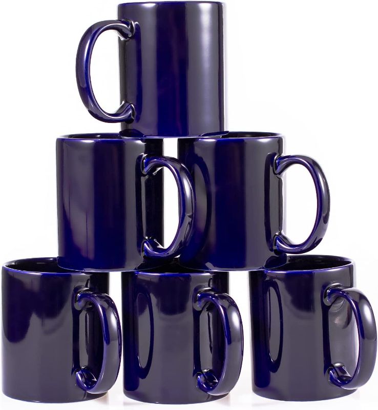 Photo 1 of 12oz coffee mug set of 6 Coffee Mugs for Coffee, Tea, Cocoa, Milk?cobalto?