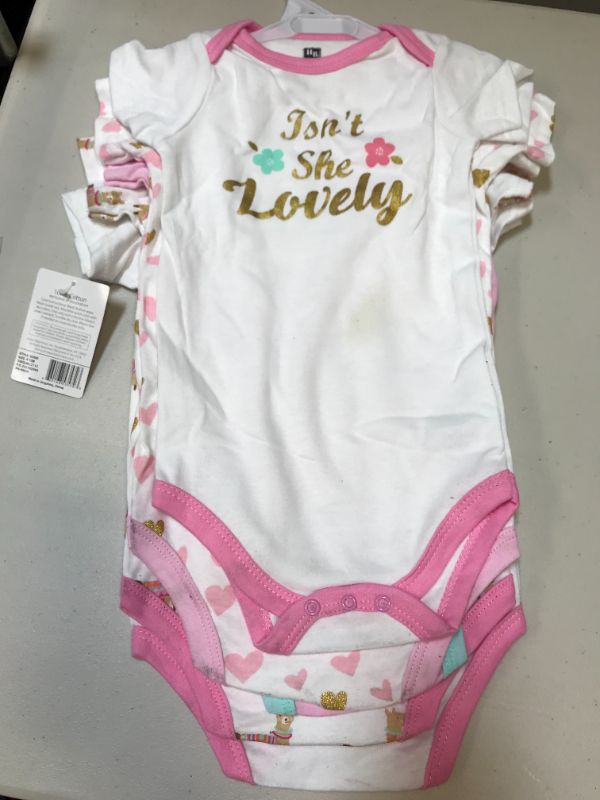 Photo 1 of Hudson Baby Infant Girl Cotton Bodysuits 5pk, Little Llama--- Size 9-12M