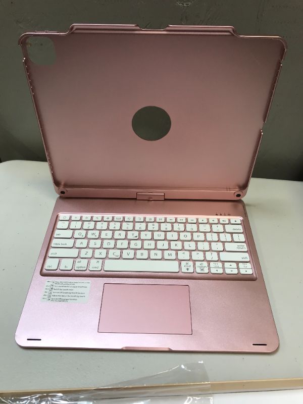 Photo 1 of Touchpad Keyboard Case 360 rotation -Rose Gold