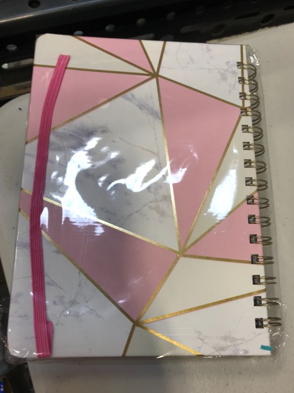 Photo 2 of Planner 2022-2023 - Calendar 2022, Daily Planner Weekly & Monthly Planner, 6.5"x 8.5" Flexible Cover, Twin-Wire Binding, to-Do List,with Inner Pockets, Holidays and Calendars (Pink Geometry)