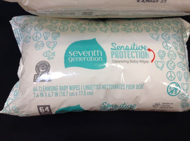 Photo 1 of Seven Generation Baby Wipes 3Pack-