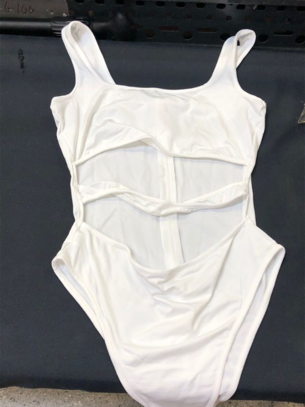 Photo 2 of BEAGIMEG Women's Tank Top Cut Out Sleeveless Bodice Bodysuit Party Clubwear ---Large 