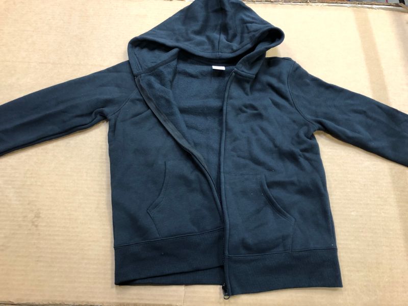 Photo 2 of Amazon Essentials Black Zipper Hoodie - XL In Kids Size  