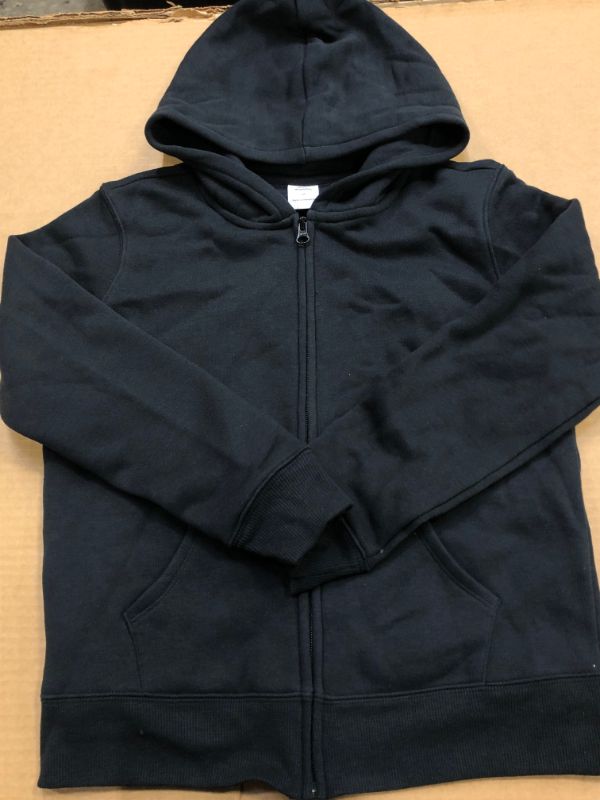 Photo 1 of Amazon Essentials Black Zipper Hoodie - XL In Kids Size  