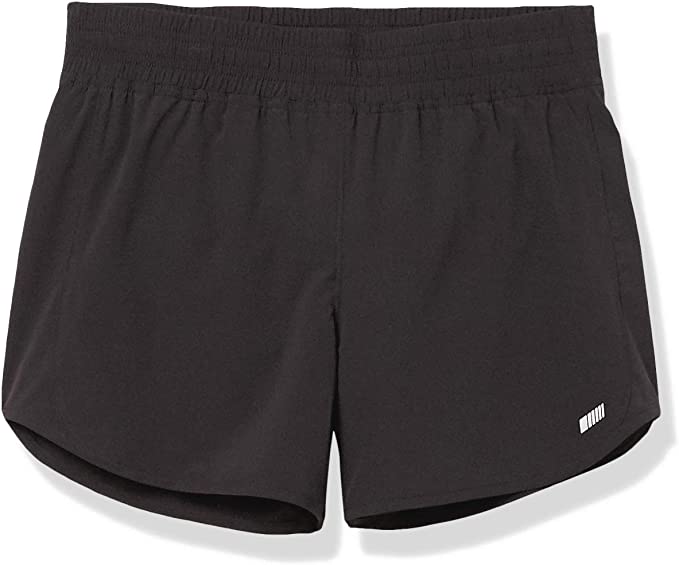 Photo 1 of Amazon Essentials Women's 4" Stretch Woven Running Short Size - S
