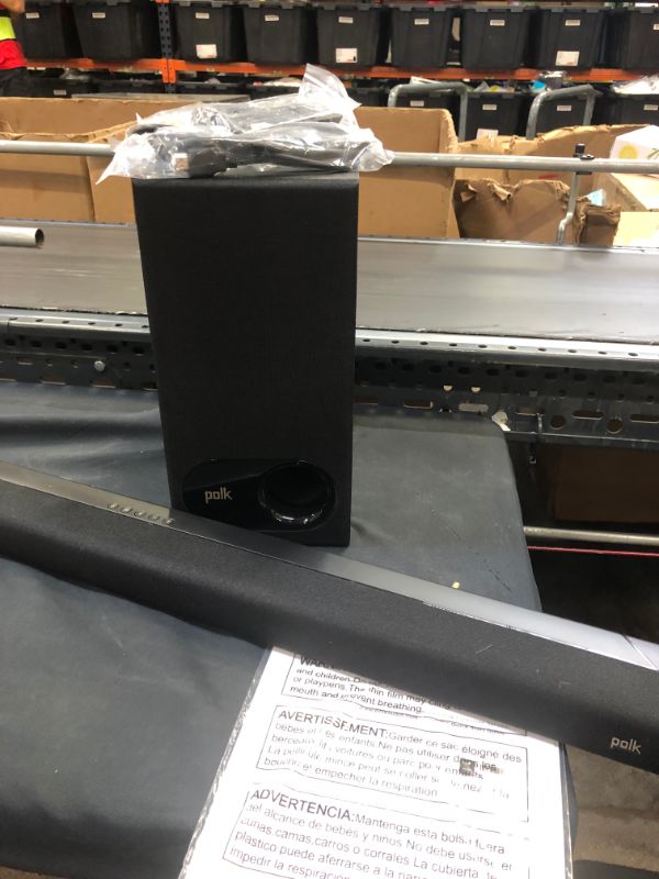 Photo 1 of Polk Audio Signa S2 Ultra-Slim TV Sound Bar | Works with 4K & HD TVs | Wireless Subwoofer | Includes HDMI & Optical Cables | Bluetooth Enabled, Black