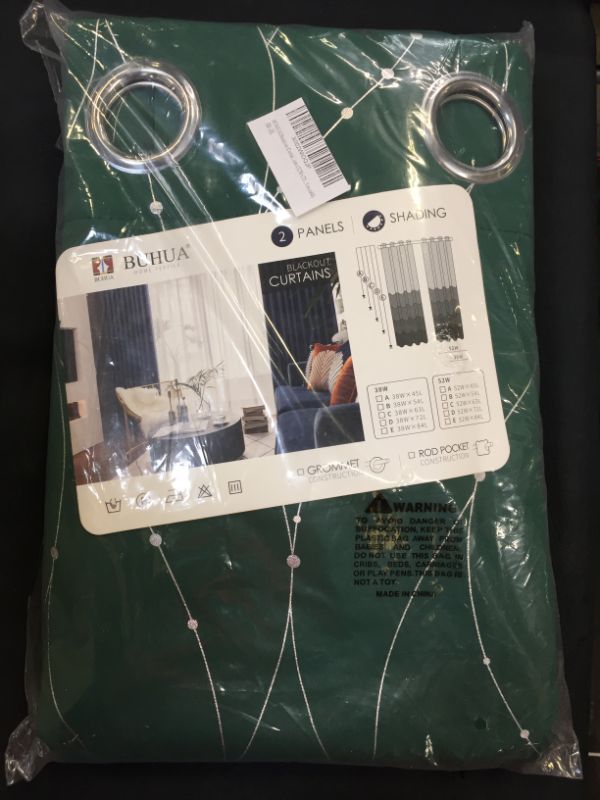 Photo 3 of BUHUA Grommet Blackout Curtains for Living Room----factory sealed