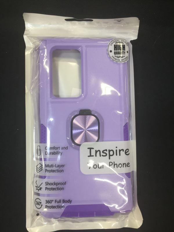 Photo 1 of Asuwish for Samsung Galaxy S22 Ultra Case with Magnetic Ring Holder Stand Heavy Duty Full Body Hybrid Silicone Shockproof Cover Cell Accessories Gaxaly S22Ultra (Without Screen Protector) ?Purple?