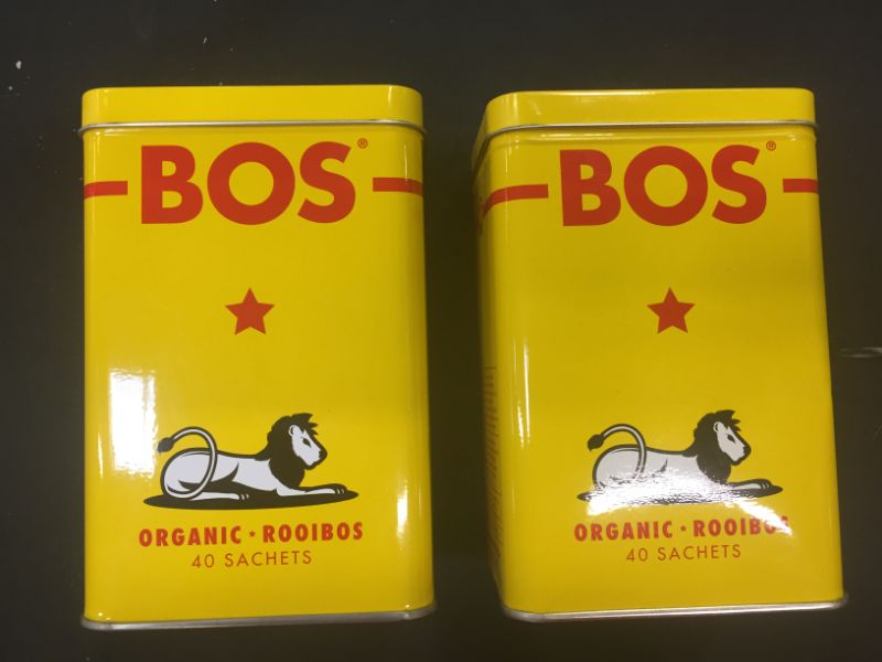 Photo 2 of BOS Organic Rooibos Red Tea Tea Bag Set: Collectible Tin and First Refill Pack | USDA Organic, Caffeine free & Rainforest Alliance Certified Herbal Tagless Teabags (80 bags) EXP 08-09/2024