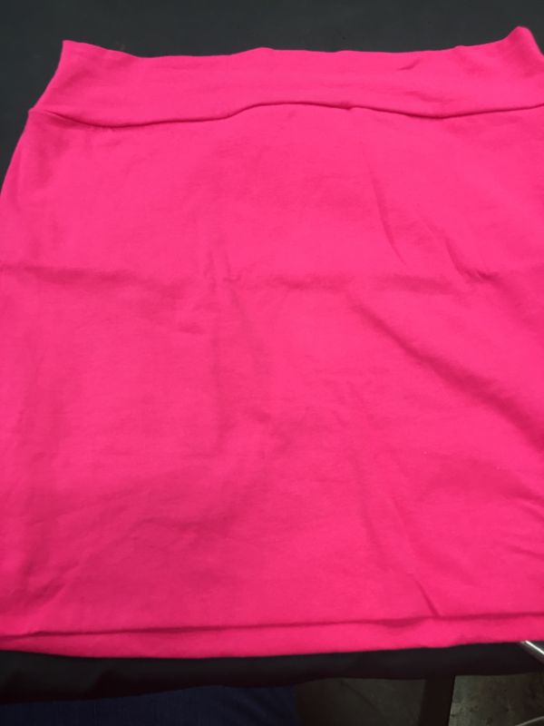 Photo 2 of ****XL****   ***PINK IN COLOR***Fashion Aktiv Basic Double-Layer Cotton Simple Stretchy Tube Pencil Mini Skirt