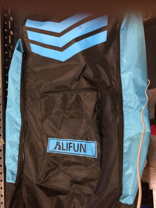 Photo 3 of ALIFUN Inflatable Paddle Board Stand Up Paddleboarding SUP Weight Capacity 330 LBS 6 Inches Thick Wide Stance with All Around Accessories for Adult of All Skill Levels
- unable to check inflation 