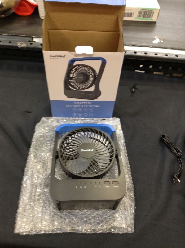 Photo 2 of D BATTERY OPERATE DESK FAN