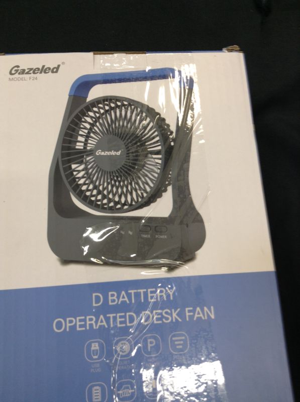 Photo 1 of D BATTERY OPERATE DESK FAN