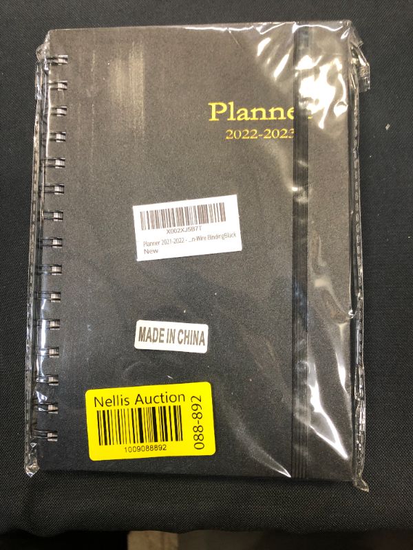 Photo 2 of A5 2022 Planner - Weekly & Monthly Planner with Tabs, Jan 2022 - Jun 2023 18-Month Weekly & Monthly Academic Planner, 8.66"x 6.29",Flexible Cover, Strong Twin-Wire Binding (Black)