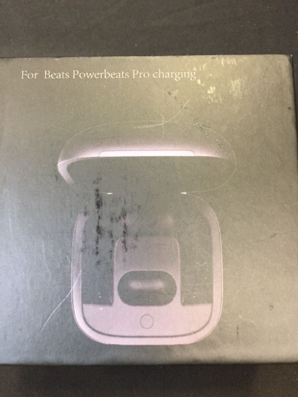 Photo 3 of Charging Case Replacement Compatible with Powerbeats Pro with Bluetooth Pairing Sync Button and 700mAh Built-in Battery (Not Include Power Beats Earbuds) Black