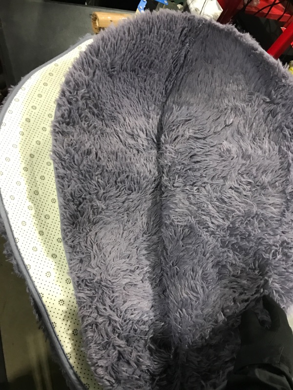 Photo 1 of Approximately 62" Long Purple Shag like carpet Non slip