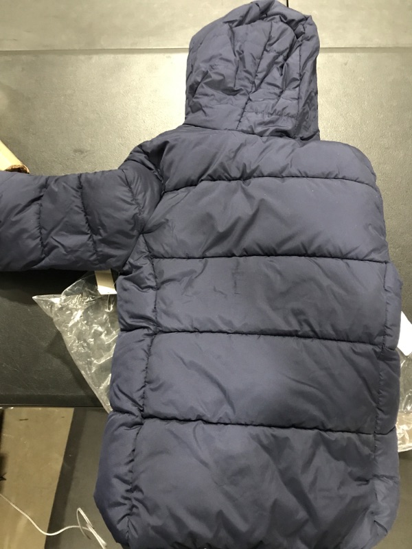 Photo 2 of Amazon Essentials Puffy Jacket Size M Blue 