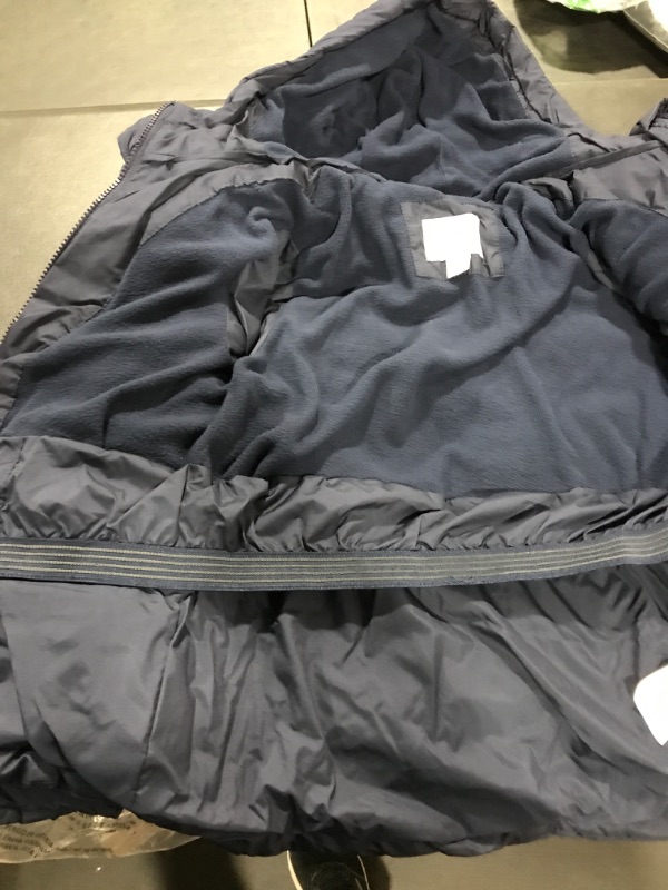 Photo 3 of Amazon Essentials Puffy Jacket Size M Blue 