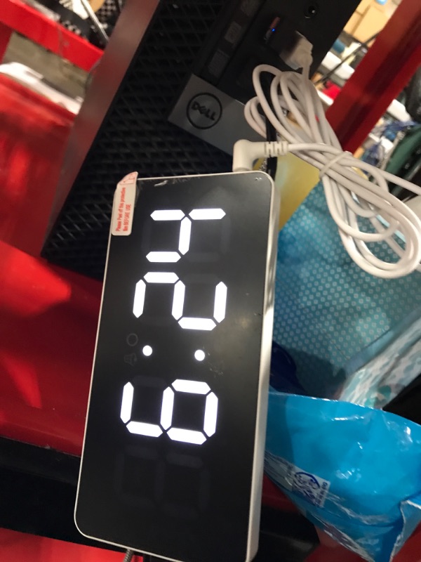 Photo 2 of Small Digital LED Clock For Desk