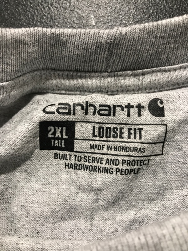 Photo 2 of Carhartt T shirt Size 2XL Grey Loose Fit