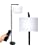 Photo 1 of Deeak Floor lamp,Stepless Brightness & 4 Colors Temperature Modern Standing Shade Led Floor Lamp with Remote & Touch Control for Living Room,Office and Bedroom(9W LED Bulb Inclued??Black)
