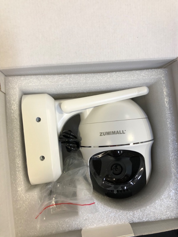 Photo 3 of 2K Security Camera Outdoor Wireless WiFi with 360° PTZ, ZUMIMALL Battery Powered Wireless Cameras for Home Surveillance, Spotlight & Siren/PIR Detection/3MP Color Night Vision/2-Way Talk/IP66/Cloud/SD
