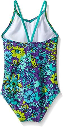 Photo 1 of Kanu Surf Girls' Daisy Beach Sport 1-Piece Swimsuit
