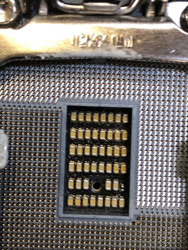 Photo 3 of MSI MEG Z490 GODLIKE Gaming Motherboard (E-ATX, 10th Gen Intel Core, LGA 1200 Socket, DDR4, SLI/CF, Triple M.2 Slots, Thunderbolt 3 Type-C, Wi-Fi 6, Mystic Light RGB) DAMAGED PIN BOTTOM RIGHT/ DAMAGED / DAMAGED / DAMAGED / DAMAGED / USED FOR PARTS ONLY 

