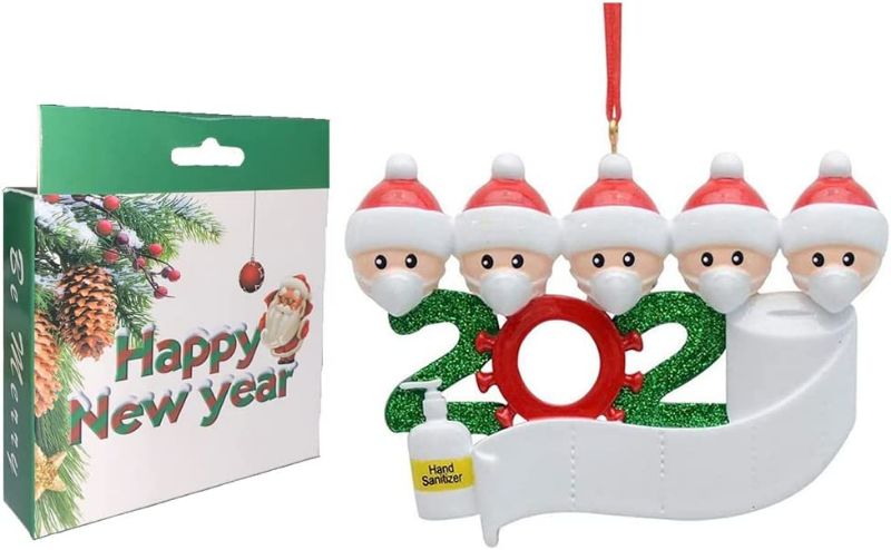 Photo 1 of 
TaoEnergies 2021 DIY Ornaments Creative Christmas Tree Hanging Ornaments Personalized Name, Best Christmas New Year Gifts for Women Men
6 PACK 