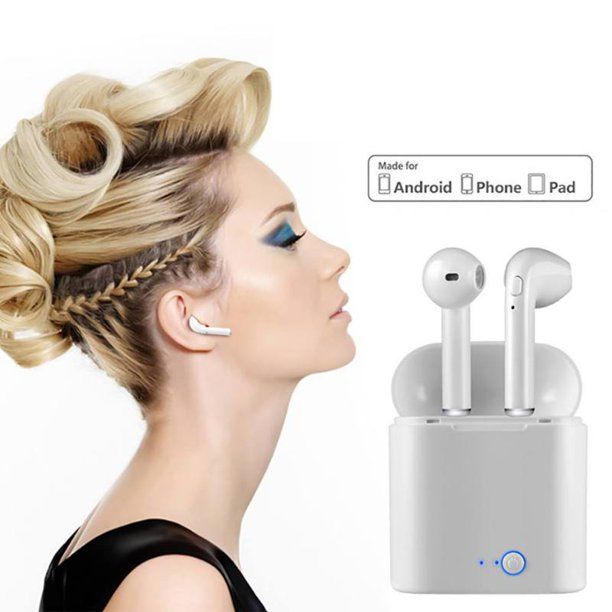 Photo 1 of i7S TWS Bluetooth Earphones Wireless Headphones Blutooth 5.0 TWS in-Ear Earbuds Waterproof Mini Headset 3D Stereo Sound Sport Earpiece and Portable Charging Case
