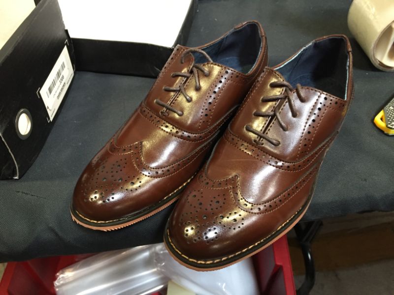 Photo 2 of Bruno Marc Boy's Prince-K2 Classic Oxfords Wingtip Dress Shoes
Size: 4 Big Kid