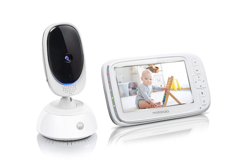 Photo 1 of Motorola Comfort75 Video Baby Monitor - Infant Wireless Camera with Remote Pan, Digital Zoom, Temperature Sensor - 5 Inch LCD Color Screen Display with Two-Way Intercom, Night Vision - 1000ft Range
