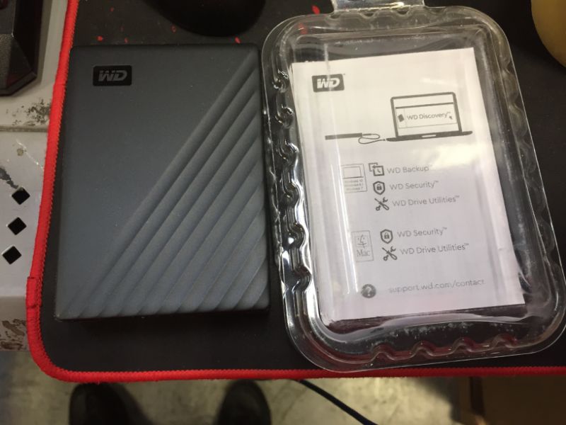 Photo 3 of WD 4TB My Passport Portable Storage External Hard Drive USB 3.2 for PC/MAC Black