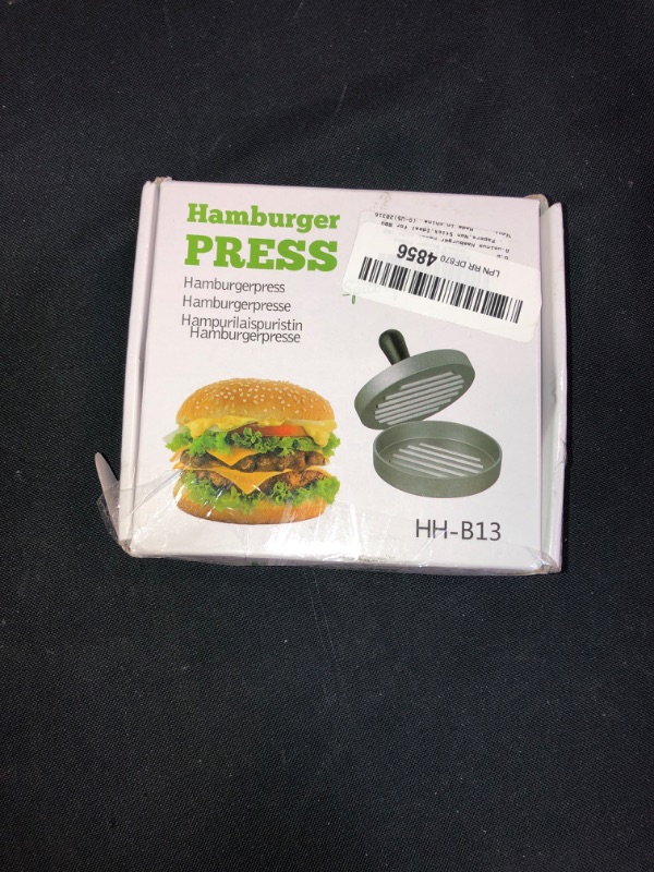 Photo 2 of  Burger Press Patty Maker Stainless Steel Hamburger Mold Non-Stick with 100 Patty Papers