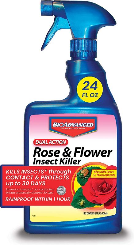 Photo 1 of BioAdvanced 502570B Dual Action Rose & Flower Insect Killer Insecticide, 24-Ounce, Ready-to-Use