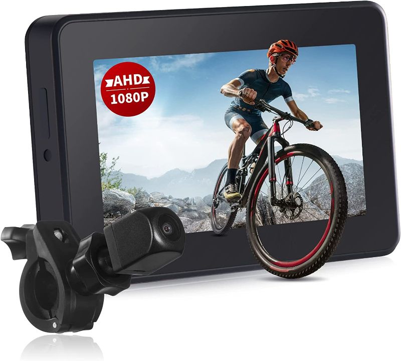 Photo 1 of  Fursom 1080P Bike Mirror Camera, Bicycle Rearview Camera with star black