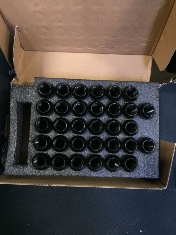 Photo 2 of 32PCS M14x1.5 2inch Lug Nuts Black