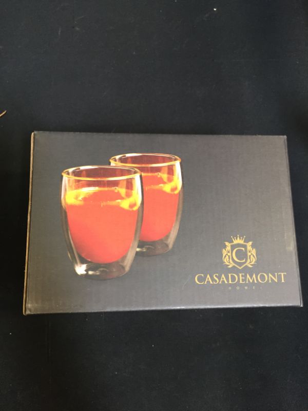 Photo 1 of CASADEMONT 12OZ WHISKEY DRINKING GLASSES (2 GLASSES)