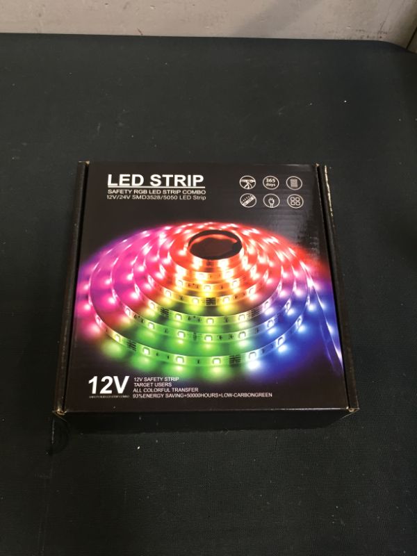 Photo 3 of 16.4ft RGB LED Strip Lights, 3825 Smart LED Strip Lights, Music Sync, Flexible Color Changing Lights, APP Control and 44 Keys Remote, Neon Lights for Home, Kitchen, TV, Party, decoration (waterproof)
